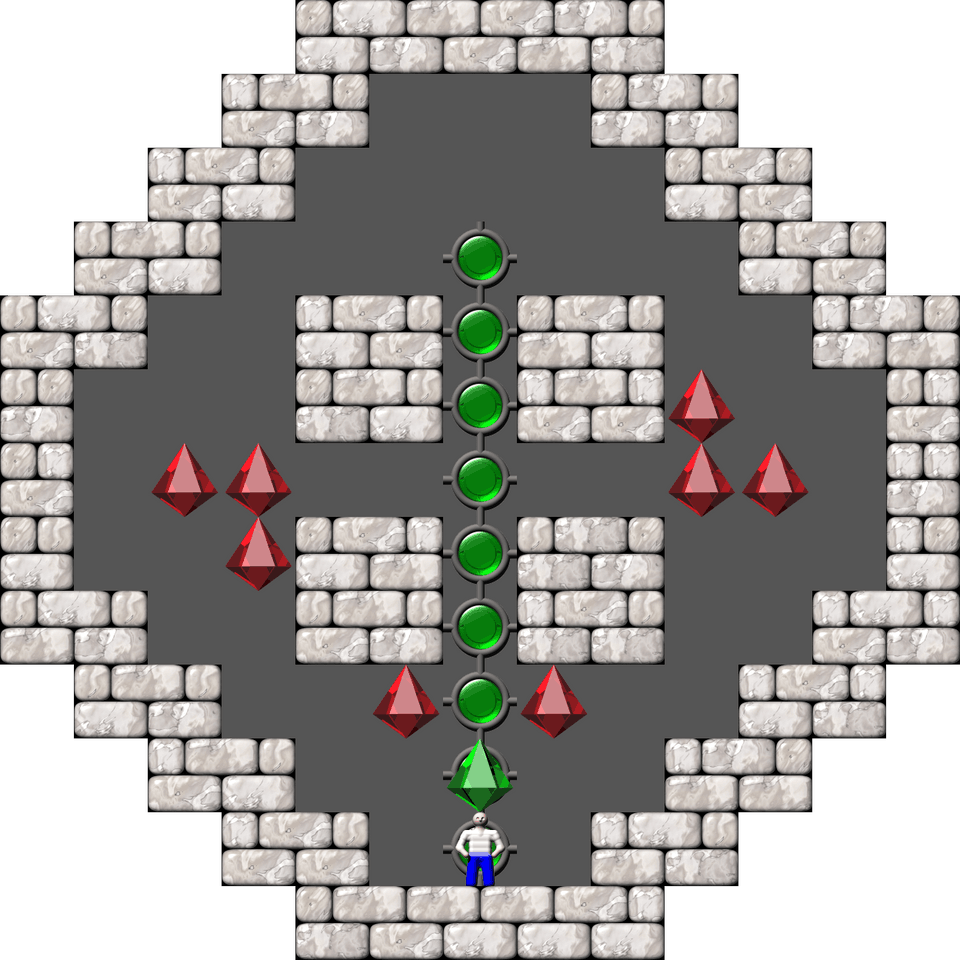 Sokoban Alberto Garcia Arranged level 220